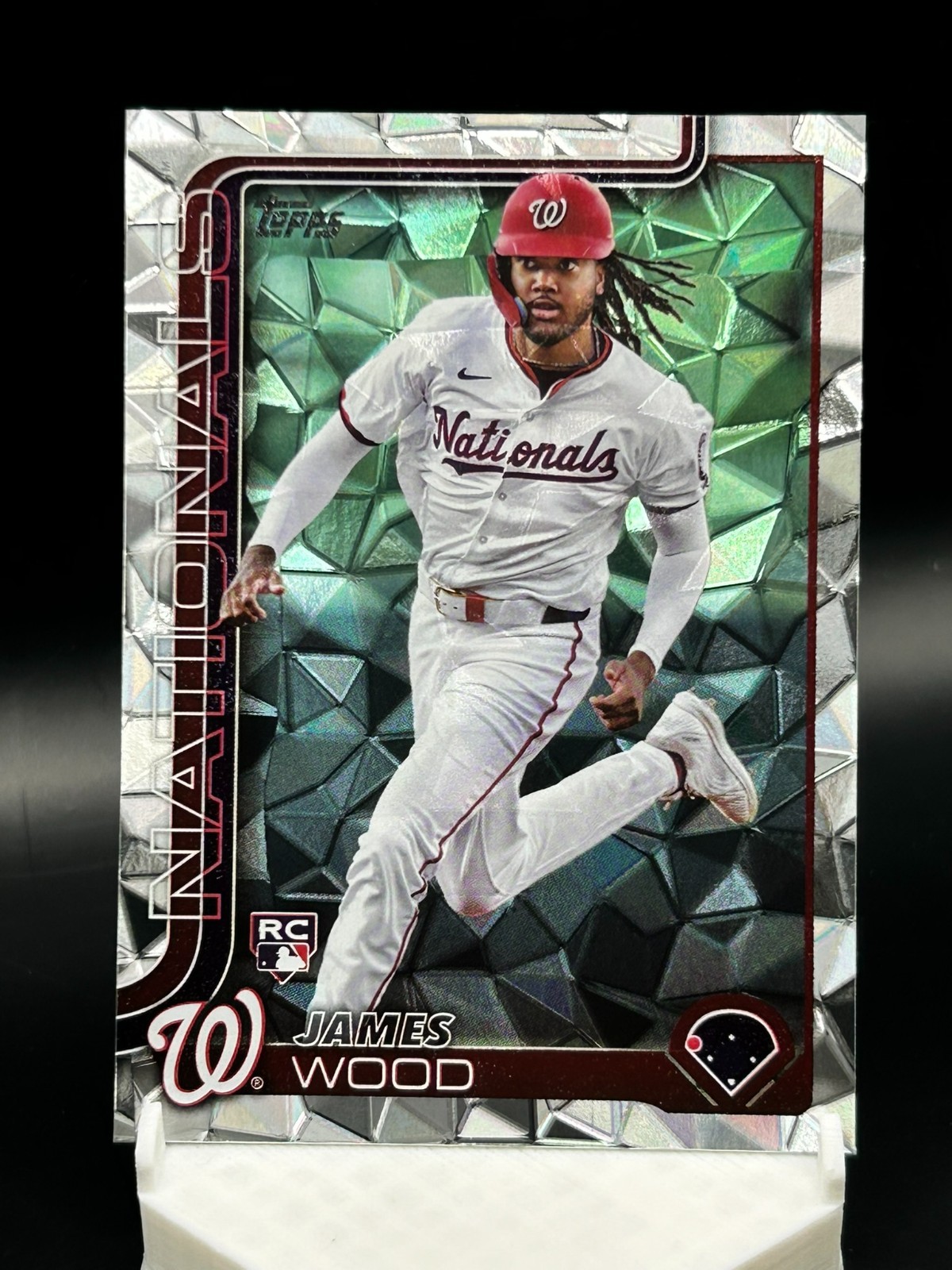 2025 Topps Series 1 - James Wood #181 Diamante Foil (RC)