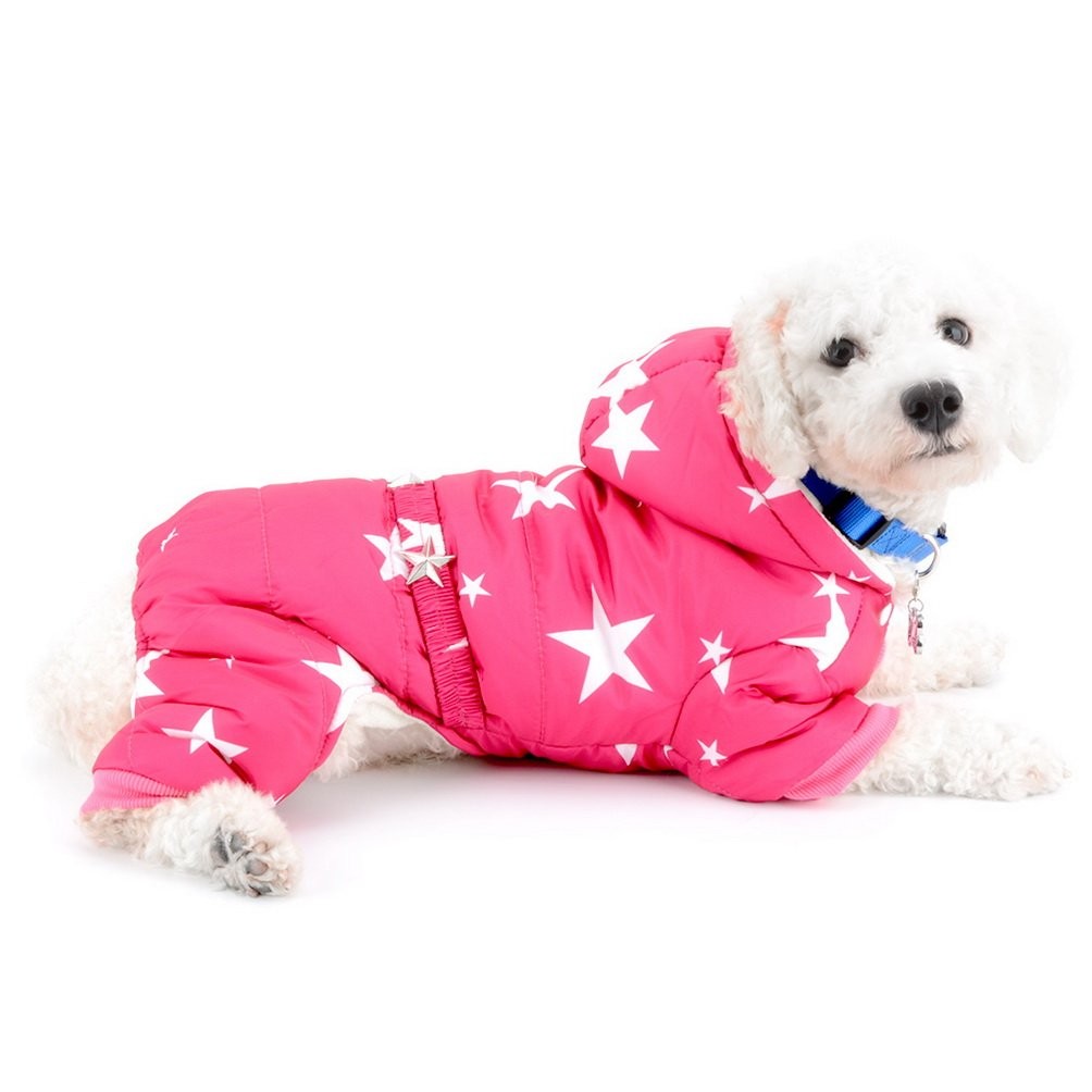 SELMAI Snowsuit Cani Piccola Taglia: Calda Tuta in Pile con Cintura