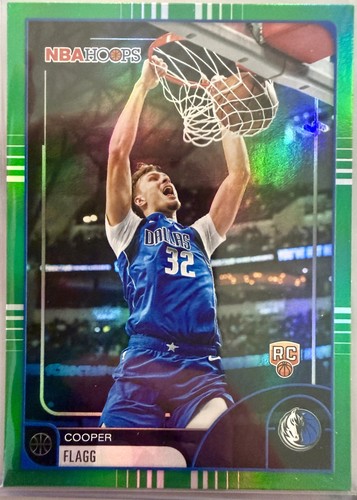 2025-26 Topps Nba Hoops - Cooper Flagg #35 Green Hoops (RC)