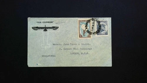 Argentina 1936 first day cover, Condor air mail. ref a989