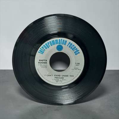 #ad Rhetta Hughes: I Can#x27;t Stand Under This Pressure 1968 Vinyl 45 Northern Soul $45.00
