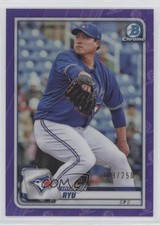 2020 Bowman Chrome Purple Refractor /250 Hyun-Jin Ryu #69 00lz