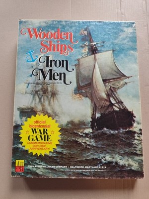 Wooden Ships & Iron Men + Waterloo Avalon Hill Games 1975 -  Deutsche Anleitung