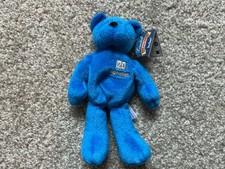 1998 Limited Treasures Detroit Lions Barry Sanders Plush Bean Bag Bear NWT Blue