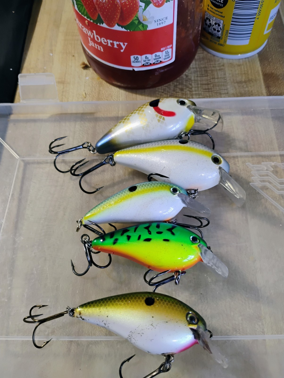 5 Strike King Kvd Squarebill Crankbait Fishing Lure Lot - Image 5