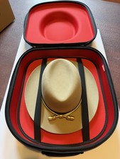 OZUECCR COWBOY HAT TRAVEL CASE CRUSHPROOF CARRIER FOR COWBOY HAT W/STRAP NEW