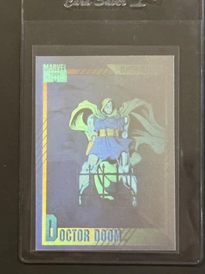 1991 Marvel Universe Doctor Doom Hologramm Chase Trading Card #H-4 Impel Serie 2 - Bild 1 von 4