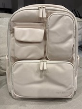 Itzy Ritzy Belong Utility Backpack Diaper Bag With Changing Pad Off White New