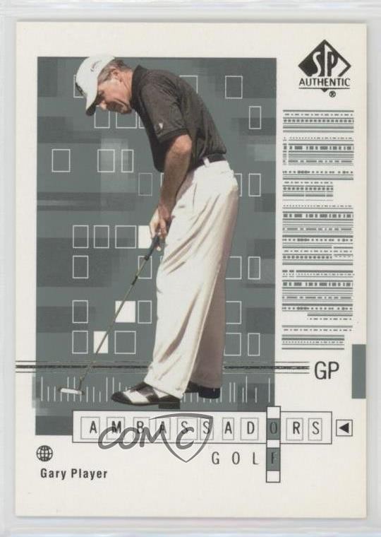 2002 SP Authentic Ambassadors of Golf Gary Player #69SPA 0c41