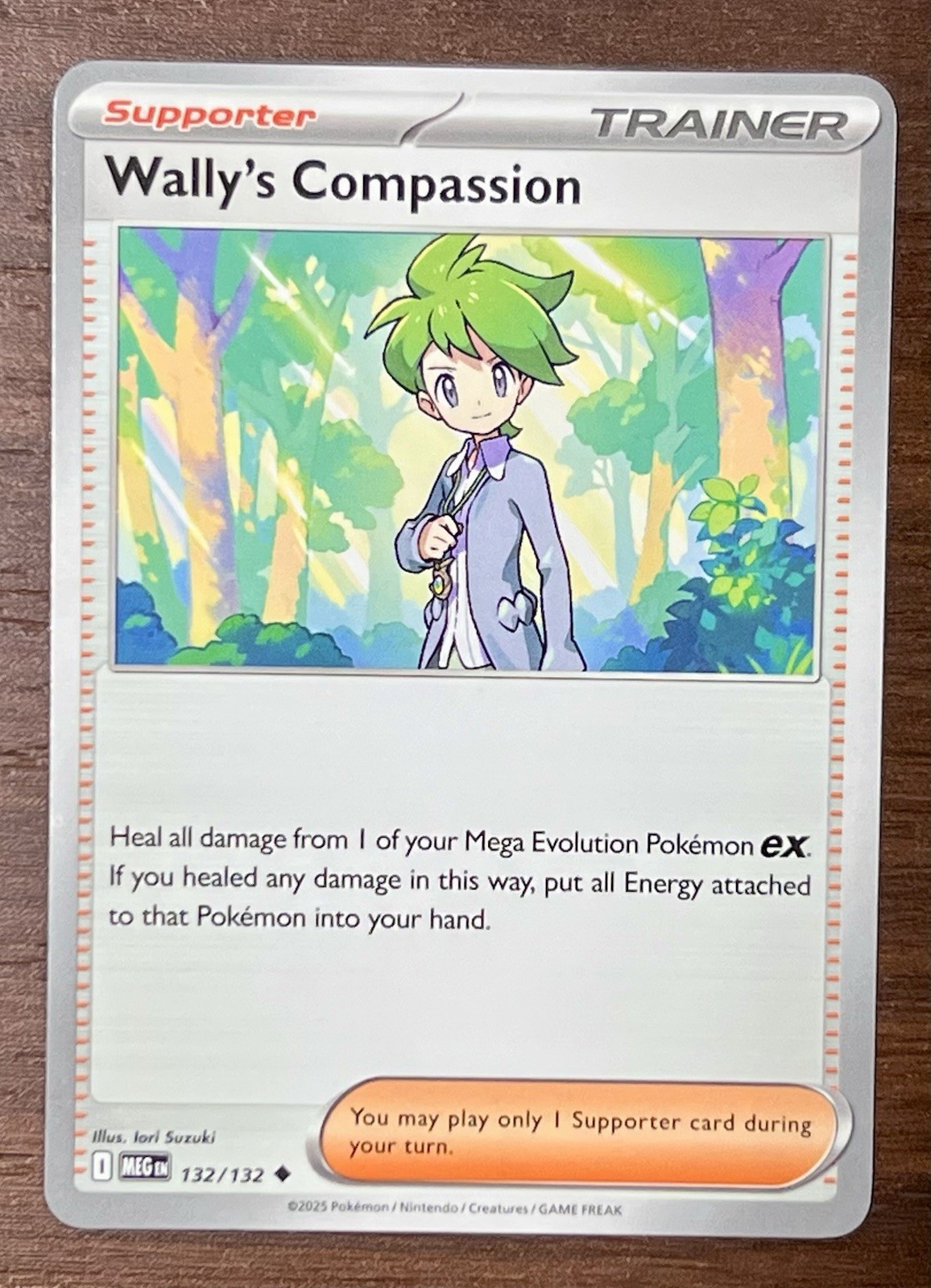 Wally's Compassion 132/132 Me01: Mega Evolution Regular - Near Mint
