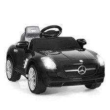 Kids Ride on Car Mercedes-Benz SLS w/ R/C Parental Remote Control MP3 Black
