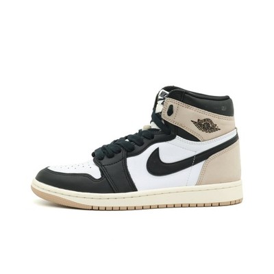 Nike Damen Air Jordan 1 High OG Schuh Schwarz Weiß High-Top Sneaker EU 37.5