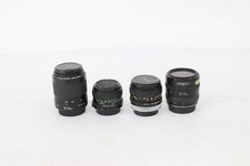 F x 4 Canon Camera Lenses Inc Zoom EF 3.5-4.5 35-70mm, FD 2.8 28mm Etc