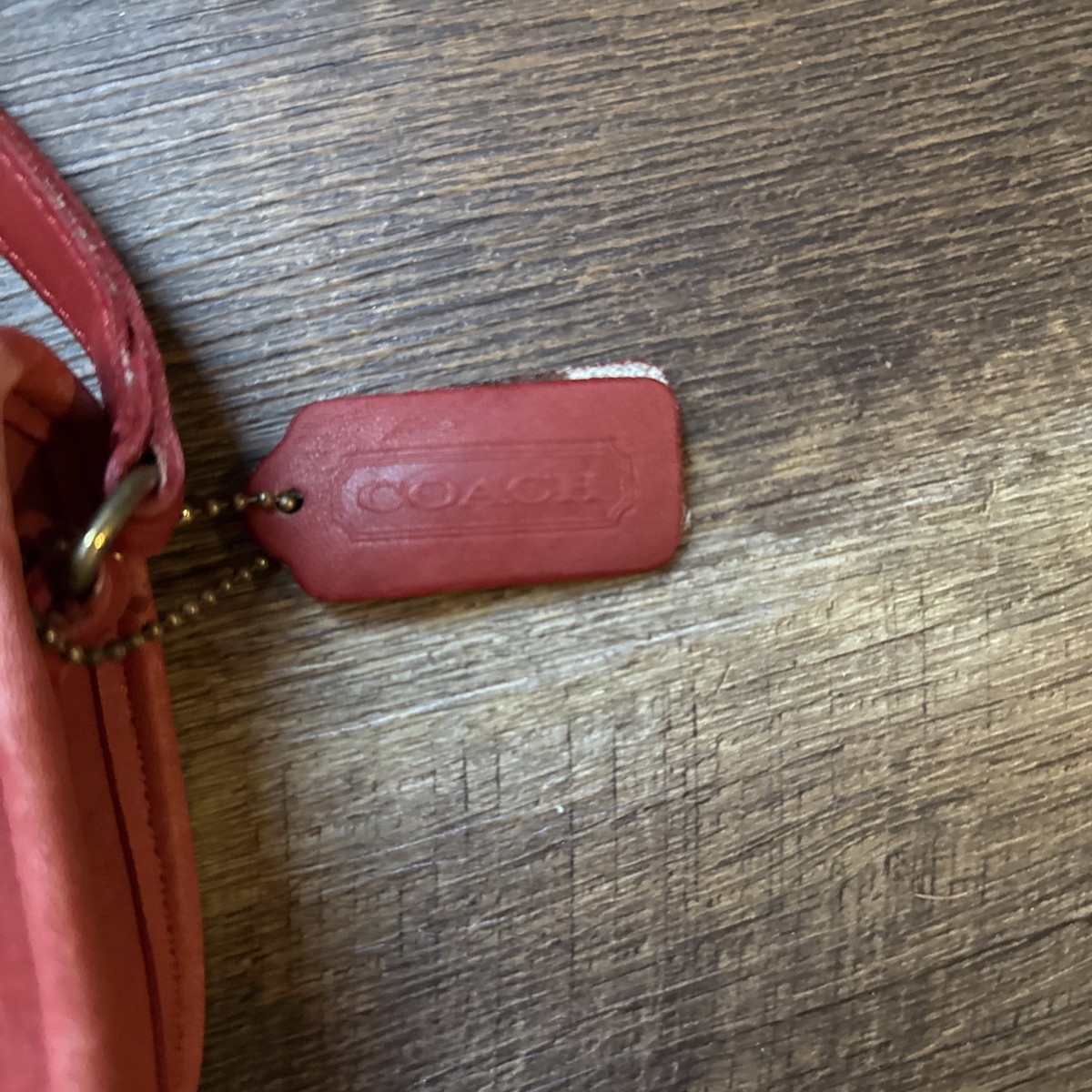 Vintage Coach Winnie Crossbody Bag (9031) in Red Worn | eBay
