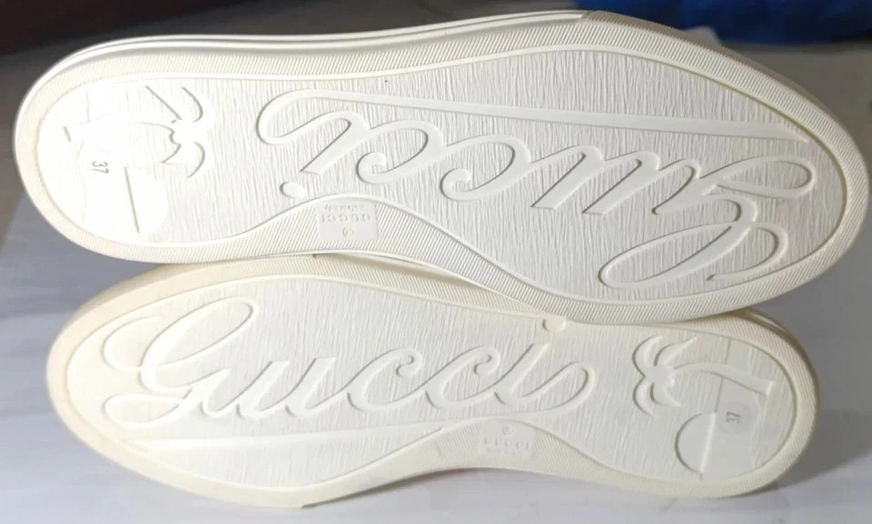 AUTHENTIC GUCCI TESS S GOMMA ROSE GG MONOGRAM SNEAKERS SIZE EU 37 thumbnail 10