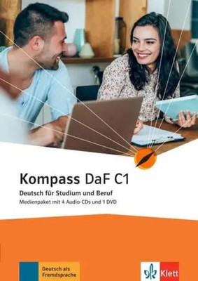 Kompass DaF C1. Medienpaket (4 Audio-CDs + DVD) Deutsch für Studium und Beruf CD