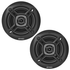 New Pair EKMR1672B Enrock Marine Boat 6.5" Inch Dual-Cone Stereo Speakers Black