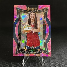 2025 Panini Select WNBA - Concourse Georgia Amoore #96 Pink Ice Prizm (RC)