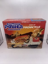 Mattel Arco Captain Power Wind-Up Magnacycle Mint In Sealed Box