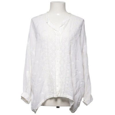 Johnny Was, Bluse, Größe: S, Weiß, Blumen, Spitze, Damen #abO