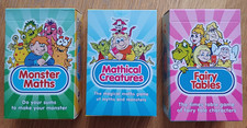set 3 divertenti giochi di carte matematiche per bambini primari - nuovi.  