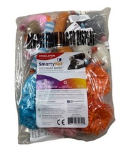 SmartyKat Birthday Bash Cat Toy Bundle, 16ct Plush Catnip Toys with Raffia