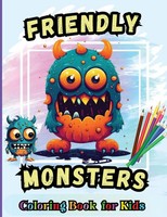 Friendly Monsters Coloring Book For Kids Elena Taschenbuch Englisch 2024
