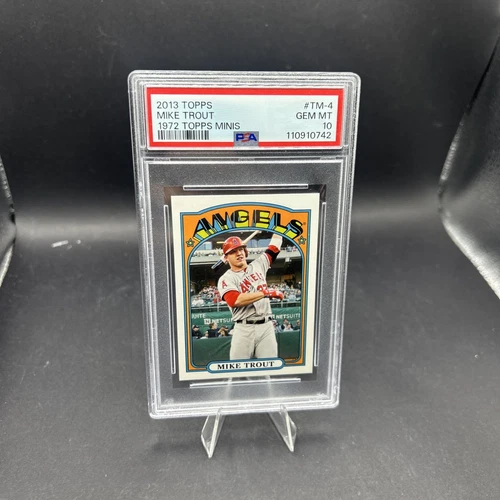 2013 Topps 1972 Minis Mike Trout #TM-4 PSA 10 Gem Mint