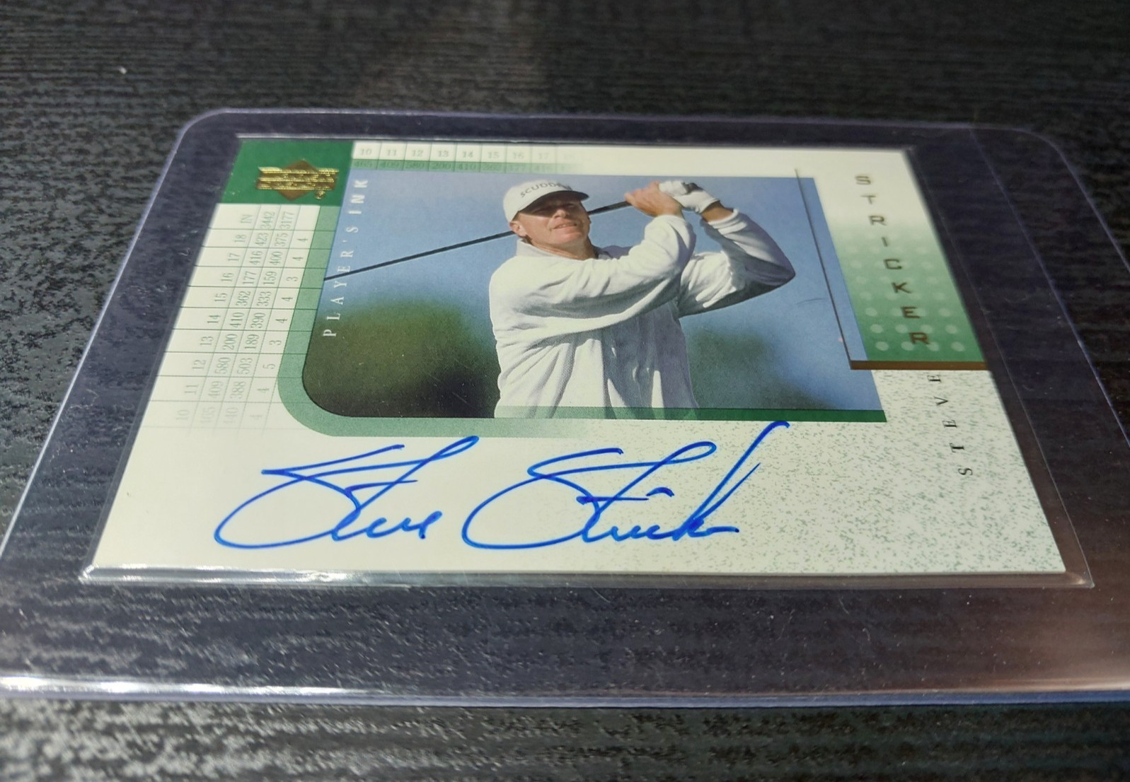 2001 Upper Deck: #SSt Steve Stricker Players Ink Auto SSt