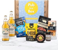 Cornish Cider Gift Hamper Cheese, Crackers, Chutney & Crunchy Pub snacks