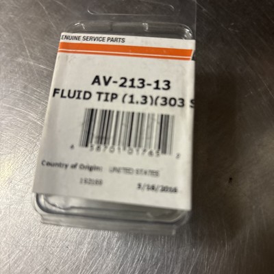 DeVilbiss DEV192169 Fluid Tip 1.3