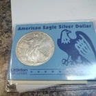 1997 American Silver Eagle Rainbow Toning – Littleton Co Holder