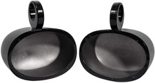 Pair MAC69B 6X9 Black Aluminum Wakeboard Tower Speaker Pods, Waterproof, Univers