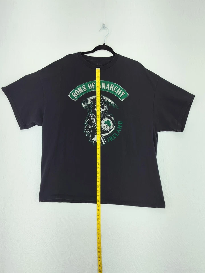 Sons of Anarchy T-Shirt Mens 3XL Black Short Sleeve Graphic Ireland Item #2055 - Image 4 of 4