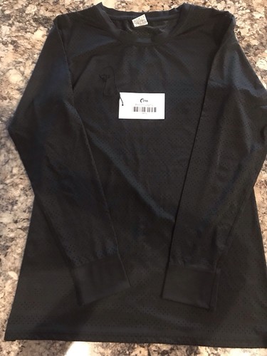 Zyia Black Chill Long Sleeve T Size Large Tags - Picture 2 of 6
