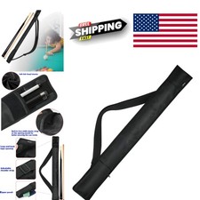 Nylon Billiard Cue Holder with Elastic Strap for Secure Storage and Travel