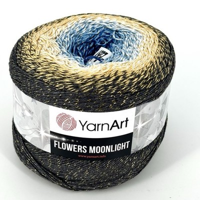 Yarnart Flowers Moonlight Color Gradient #160 Cotton/Acrylic Yarn 250g. 1094Yds