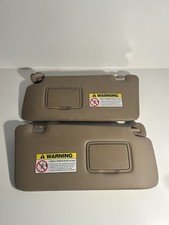 2002-2004 Honda Crv Driver Passenger Sun Visors Tan Oem Lh Rh Shade Sunvisors