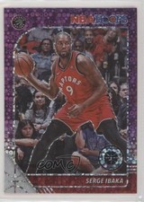 2019-20 Panini NBA Hoops Premium Stock Purple Disco Prizm Serge Ibaka #180 11ye