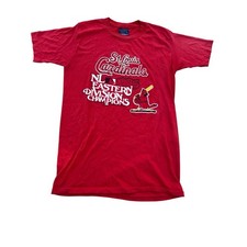 Vintage 1985 St. Louis Cardinals Eastern Divison Champions Tee Sneakers Tag