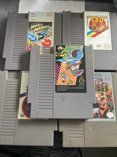 5 giochi nintendo Marble Madness 720 gradi basi caricate 2Baddudes Woodwaterrage - Foto 7 di 12
