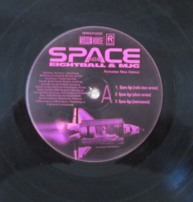 Eightball & MJG Space Age Vinyl LP Record Album - also has radio