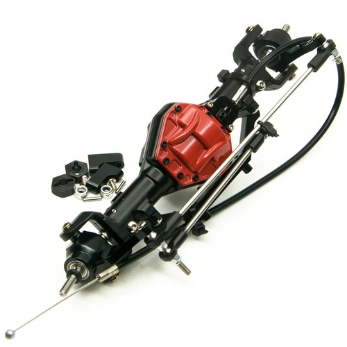 Alloy Front Axle/Rear Axle Set w/ 4WD Differential LOCK For 1:10 RC AXIAL SCX10 - Picture 11 of 15