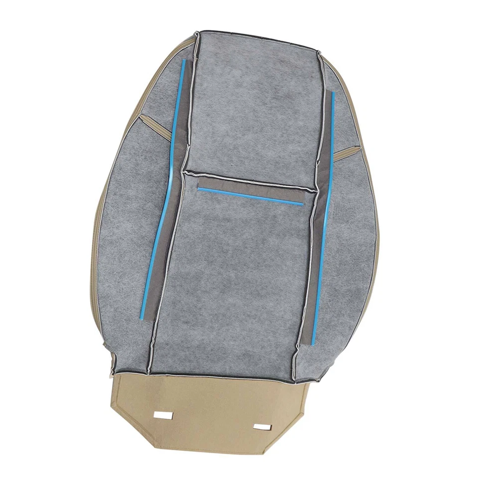 2009-2014 For Cadillac Escalade EXT Front Bottom Top AC Leather Seat Cover Tan