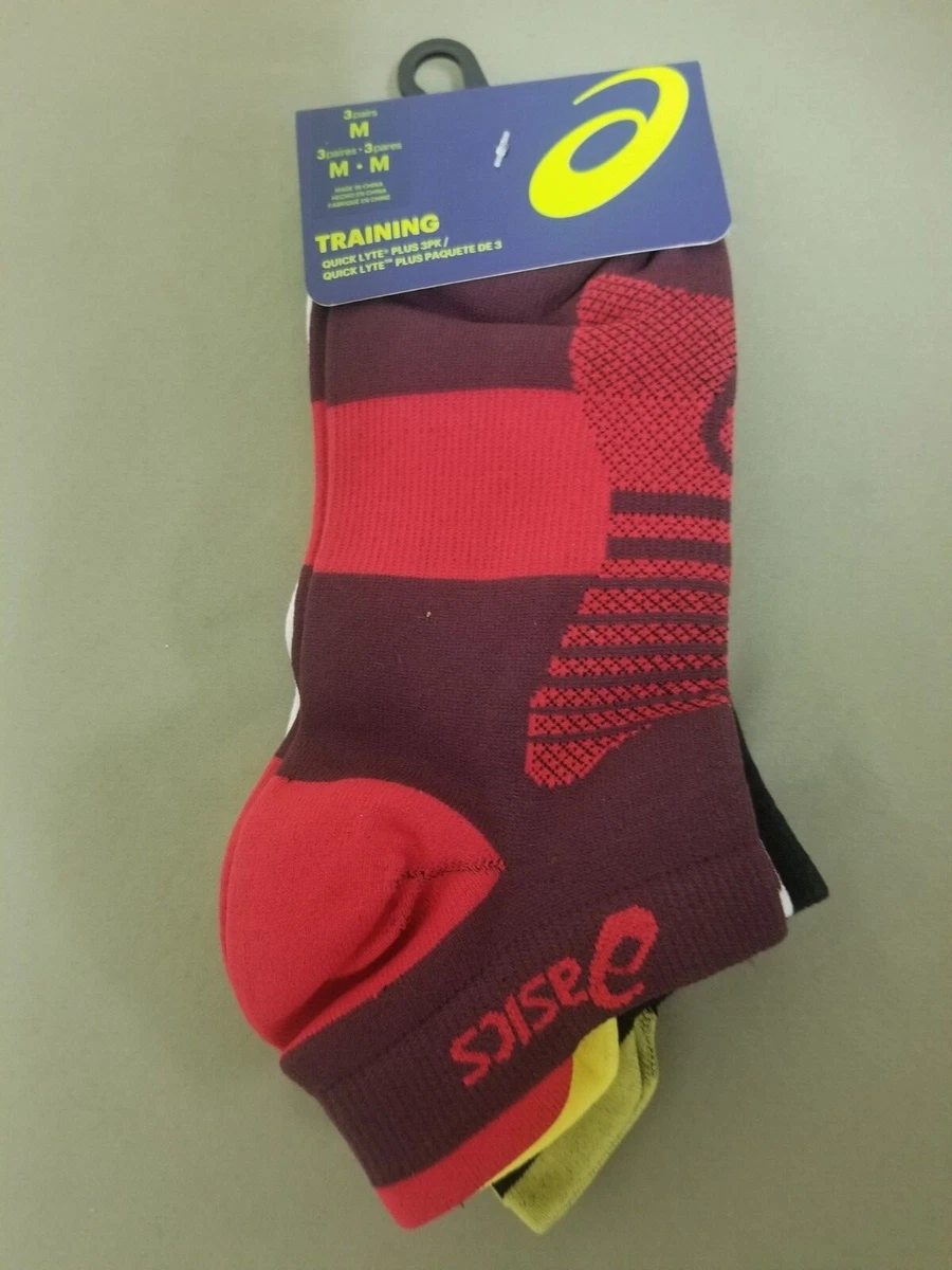 New Asics Unisex Training 3 Pk. Quick Lyte Low Cut Socks. eBay