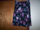 Ladies JACLYN SMITH Large Lined Flirty Flared Floral Skirt Side Zip Partial Elas — photo 2