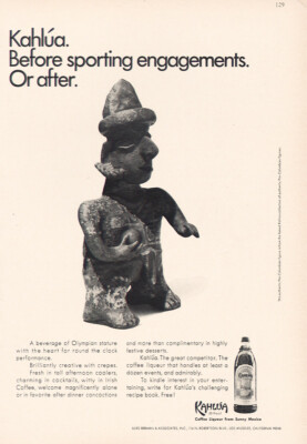 1968 Kahlua: Before Sporting Engagement Or After Vintage Print Ad