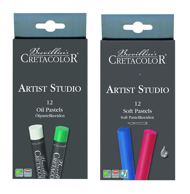 CRETACOLOR Öl-/ Softpastellkreiden Zeichnen Malen Kunst Kreativ Kreide Öl Soft