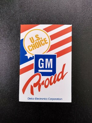 Delco Electronics Kokomo Indiana General Motors Advertising Vintage Magnet
