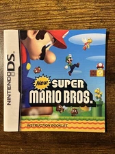 New Super Mario Bros - No Game - Instruction Booklet Only